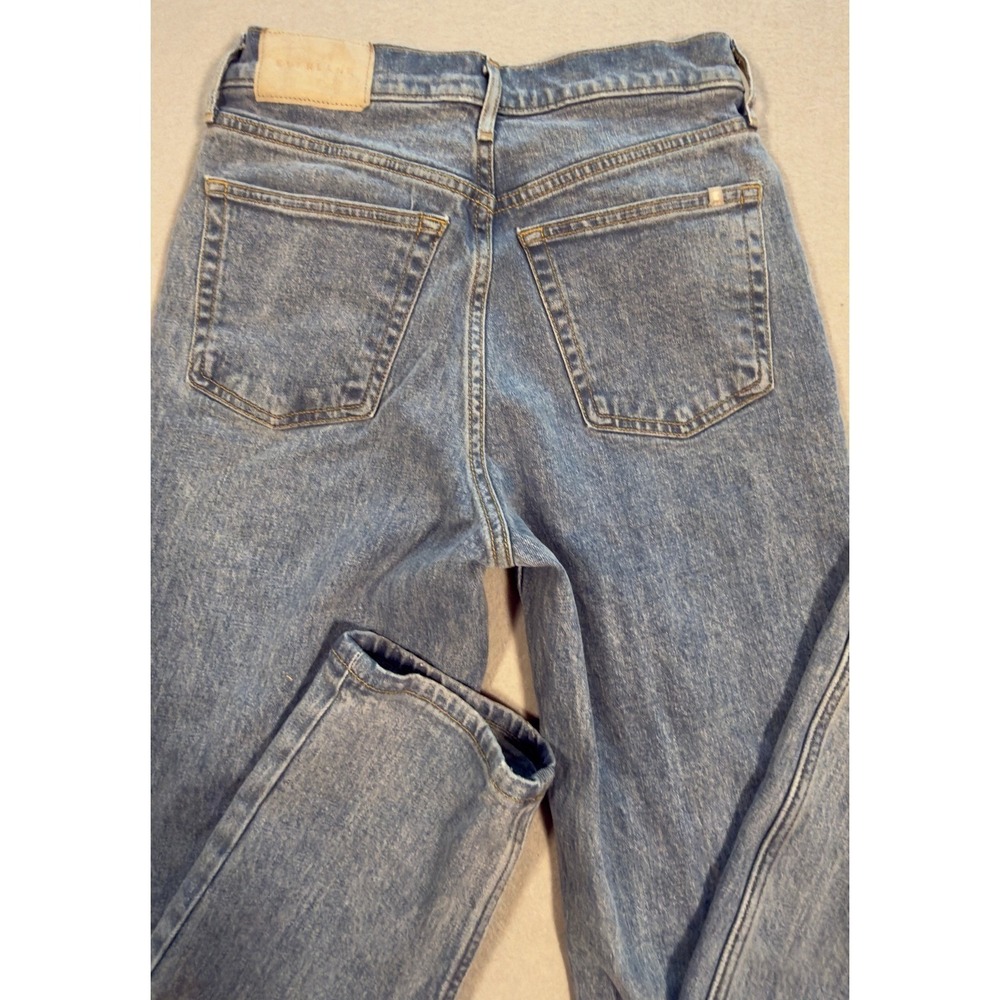 Everlane The Original Cheeky Straight Leg Blue Jeans Waist 24 - Picture 8 of 12